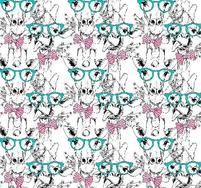 Fenster rollo Giraffe mit Brille