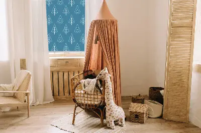 Fenster rollo Bäume im Regen