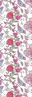 Verdunkelungsrollo Bunte Vögel zwischen den Blumen