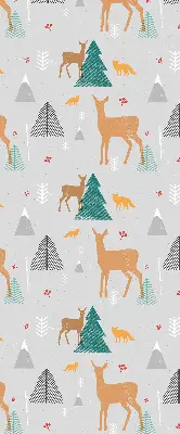 Fenster rollo Rehe im Wald