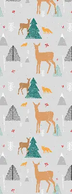 Fenster rollo Rehe im Wald