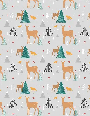 Fenster rollo Rehe im Wald