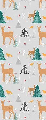 Fenster rollo Rehe im Wald