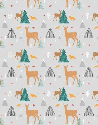 Fenster rollo Rehe im Wald