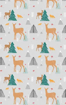 Fenster rollo Rehe im Wald