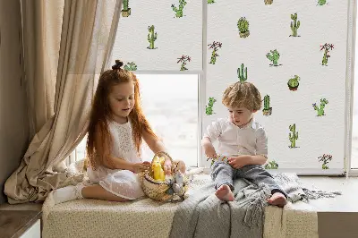 Rollo lichtundurchlässig Kakteen