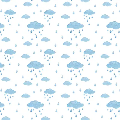 Verdunkelungsrollo Wolken und Regen