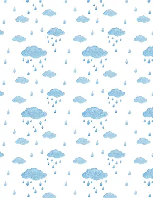 Verdunkelungsrollo Wolken und Regen