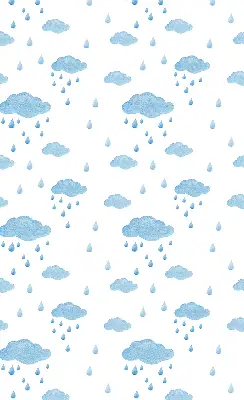 Verdunkelungsrollo Wolken und Regen