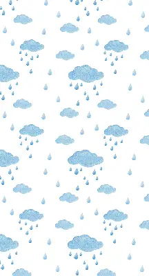 Verdunkelungsrollo Wolken und Regen
