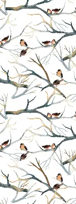 Verdunkelungsrollo Vögel auf einem Baum