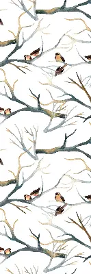 Verdunkelungsrollo Vögel auf einem Baum
