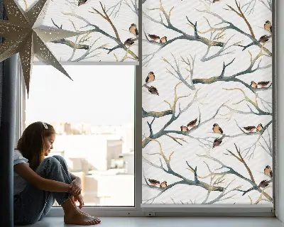 Verdunkelungsrollo Vögel auf einem Baum