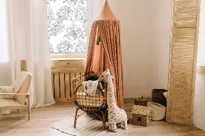 Fenster rollo Gezeichnete Rosen