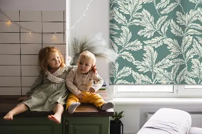Fenster rollo Blättertapete