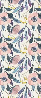 Fenster rollo Mohnblumen