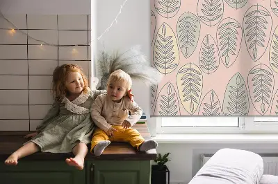 Fenster rollo Bunte Blätter