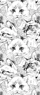 Rollo lichtundurchlässig Gezeichnete Katzen