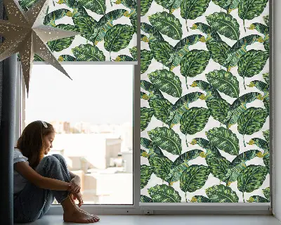 Fenster rollo Exotische Blätter