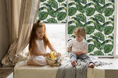 Fenster rollo Exotische Blätter