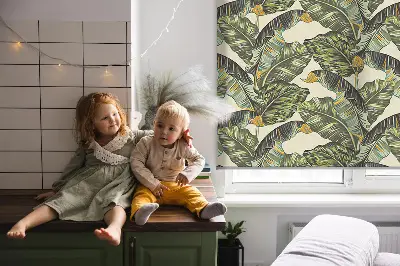 Fenster rollo Blätter