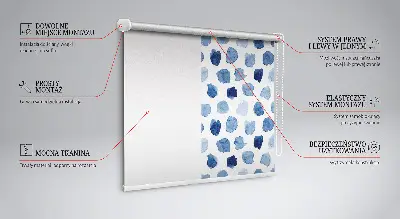Verdunkelungsrollo Blaue Flecken