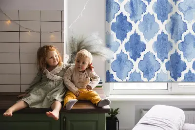Fenster rollo Gemaltes Muster