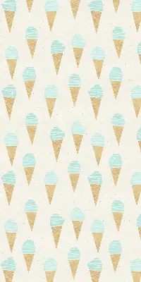 Verdunkelungsrollo Eiscreme in der Waffel