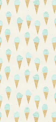 Verdunkelungsrollo Eiscreme in der Waffel