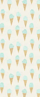 Verdunkelungsrollo Eiscreme in der Waffel