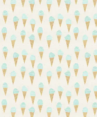 Verdunkelungsrollo Eiscreme in der Waffel