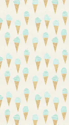 Verdunkelungsrollo Eiscreme in der Waffel