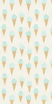 Verdunkelungsrollo Eiscreme in der Waffel
