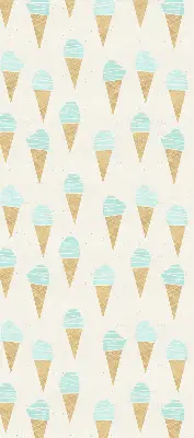 Verdunkelungsrollo Eiscreme in der Waffel