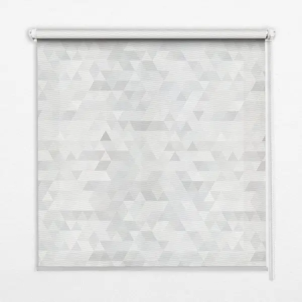 Fenster rollo Graues Dreiecksmuster