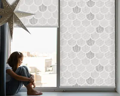 Fenster rollo Graustufen
