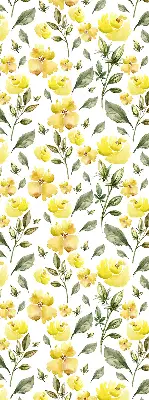 Verdunkelungsrollo Gelbe Blüten