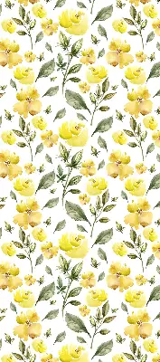 Verdunkelungsrollo Gelbe Blüten