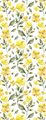 Verdunkelungsrollo Gelbe Blüten