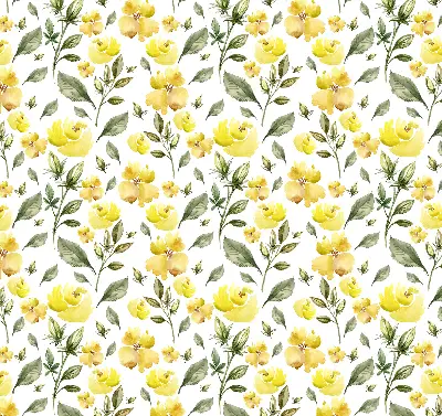 Verdunkelungsrollo Gelbe Blüten
