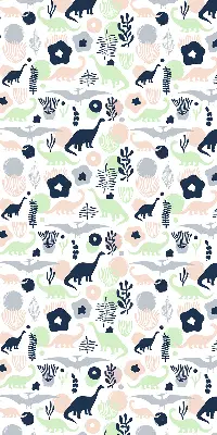 Fenster rollo Bunte Dinosaurier