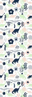 Fenster rollo Bunte Dinosaurier