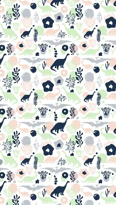 Fenster rollo Bunte Dinosaurier