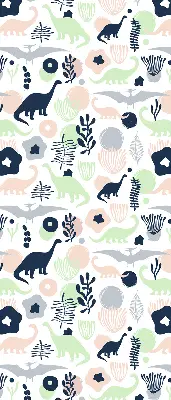 Fenster rollo Bunte Dinosaurier
