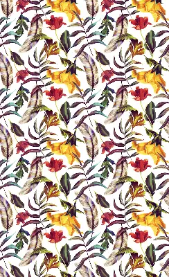 Rollo lichtundurchlässig Bunte Blumen