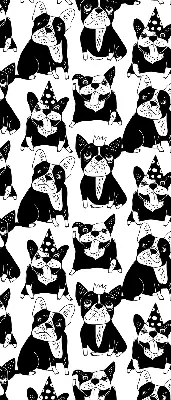 Fenster rollo Gezeichnete Hunde