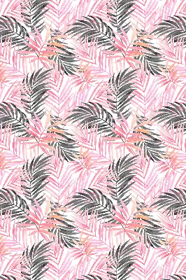 Rollo lichtundurchlässig Rosa und schwarze Blätter