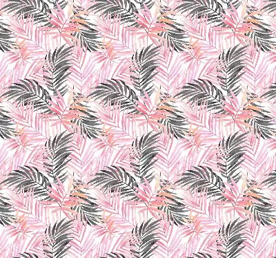 Rollo lichtundurchlässig Rosa und schwarze Blätter