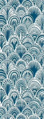 Verdunkelungsrollo Blaues Muster