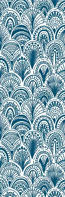 Verdunkelungsrollo Blaues Muster